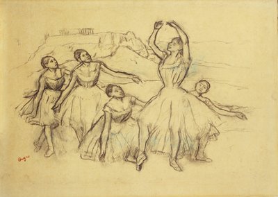 Dansçılar Grubu, c.1890-95 by Edgar Degas
