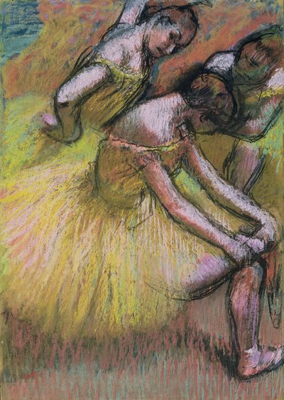 Üç Dansçı Grubu by Edgar Degas