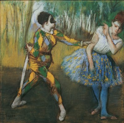 Harlequin ve Colombine by Edgar Degas