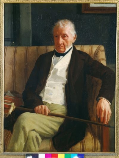 Hilaire Degas, sanatçının dedesi by Edgar Degas