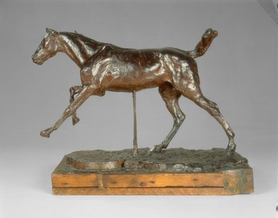 Sağ Ayakta Dörtnala Dönen At by Edgar Degas
