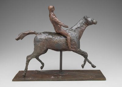 At ve Binici, c.1900 (bronz) by Edgar Degas
