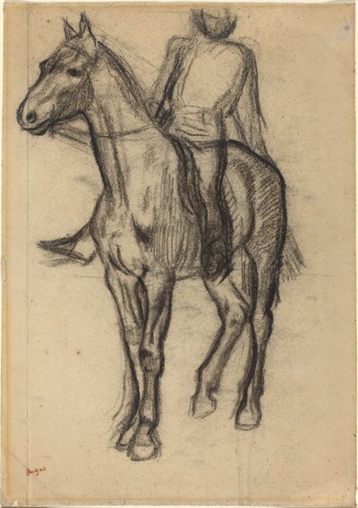 At ve Binici, c. 1878. by Edgar Degas