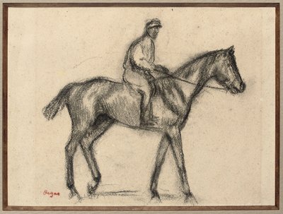Jokey, by Edgar Degas