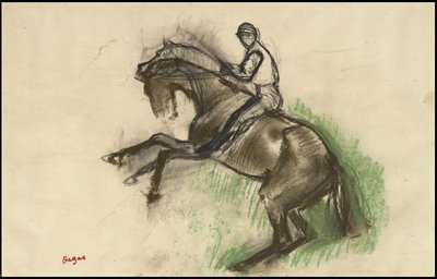 Yetiştirme Atında Jokey, 1890