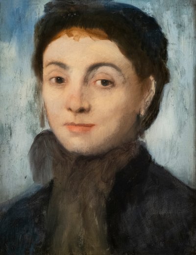 Josephine Gaujelin. 1867. Tuval üzerine yağlı boya. by Edgar Degas