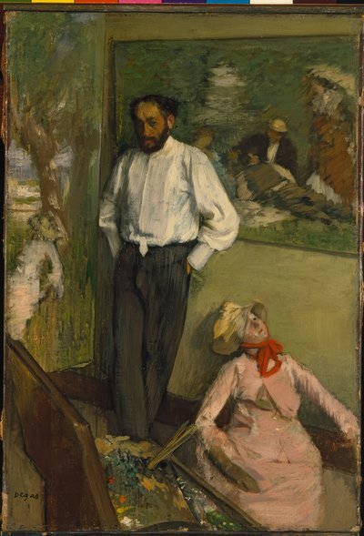 Adam ve Kukla by Edgar Degas