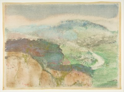 Manzara, 1892. by Edgar Degas
