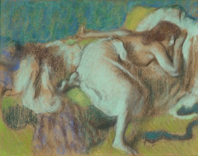 The Rest, 1893 dolaylarında (Gemide Pastel) by Edgar Degas
