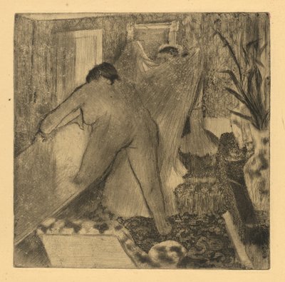 Banyodan Ayrılmak by Edgar Degas
