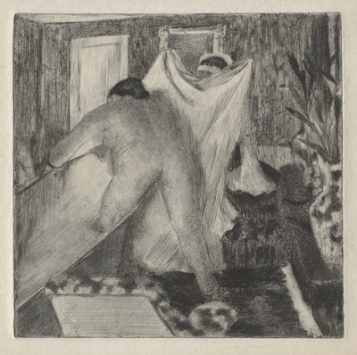 Banyodan Ayrılmak, 1878-80 dolayları by Edgar Degas