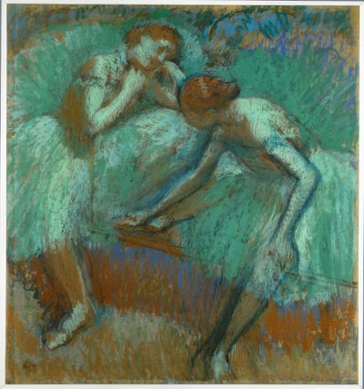 Büyük Yeşil Dansçılar by Edgar Degas