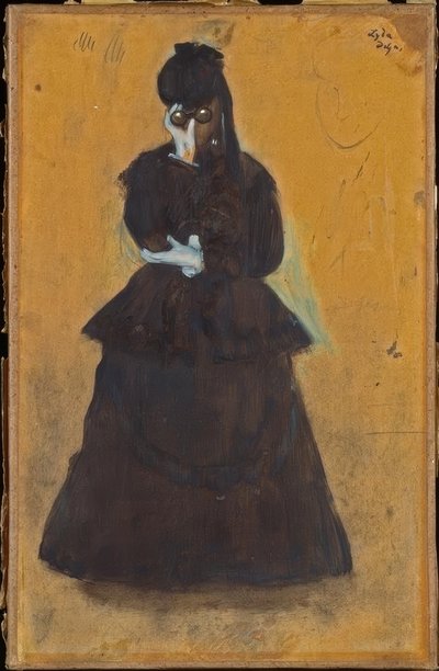 Lyda (teleskoplu kadın) by Edgar Degas
