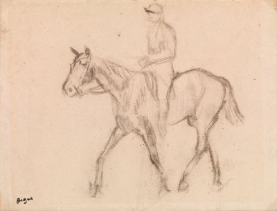 atlı adam by Edgar Degas