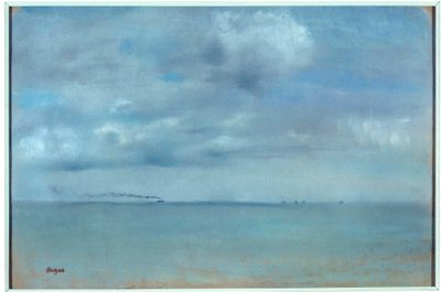 Edgar Degas (1834-1917) 1869 Sun tarafından güderi üzerine Marine Pastel boyama. 0,31x0,46 m Paris, Orsay Müzesi by Edgar Degas