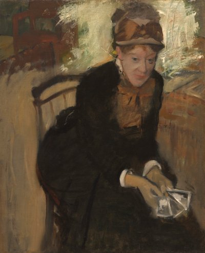 Mary Cassatt, c. 1880-1884. by Edgar Degas