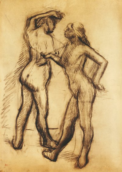 çıplak çalışma by Edgar Degas