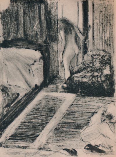 Odasının Kapısında Çıplak Kadın, 1879 dolayları, 1946 by Edgar Degas