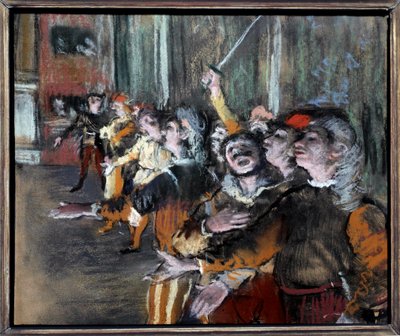 Edgar Degas (1834-1917) 1877 Sun tarafından monotip üzerine pastel ekstralar veya korolar. 0,27x0,32 m Paris, Orsay Müzesi by Edgar Degas