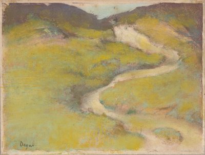 Bir Alanda Yol by Edgar Degas