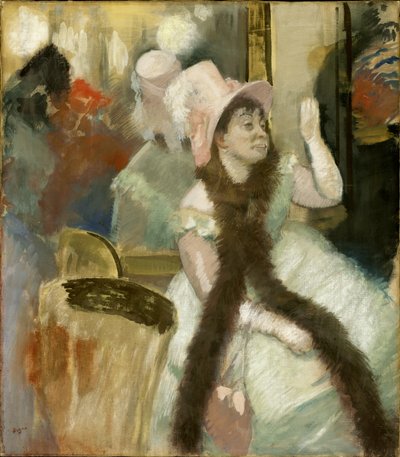 Kostüm Balosu Sonrası Portre by Edgar Degas
