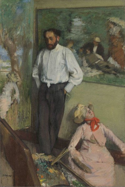 Henri Michel-Lévy'nin 1844-1914 portresi, yaklaşık 1878. by Edgar Degas