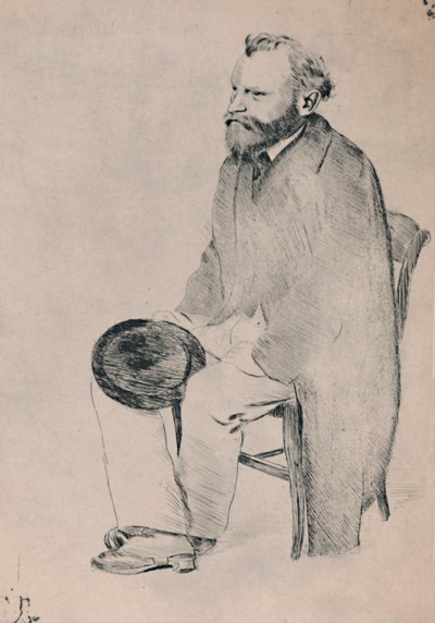 Oturan Manet Portresi, 1865 dolayları, 1946. by Edgar Degas