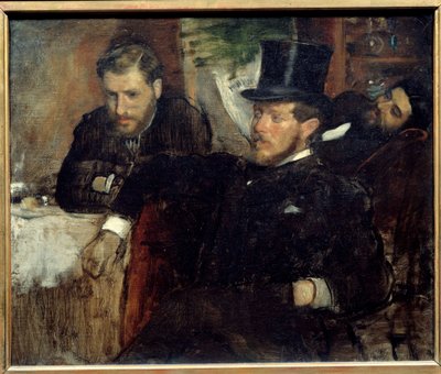 Mühendislerin portreleri Jeantaud (1840-1906), Liver ve Laine (1841-1888), sanatçının arkadaşları Resim Edgar Degas (1834-1917) 1871 Güneş. 0,38x0,47 m Paris, Orsay Müzesi by Edgar Degas