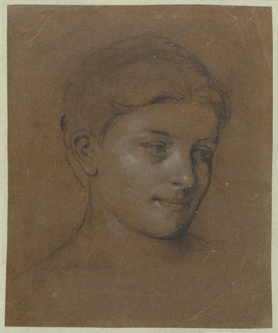 bir kadın portresi by Edgar Degas