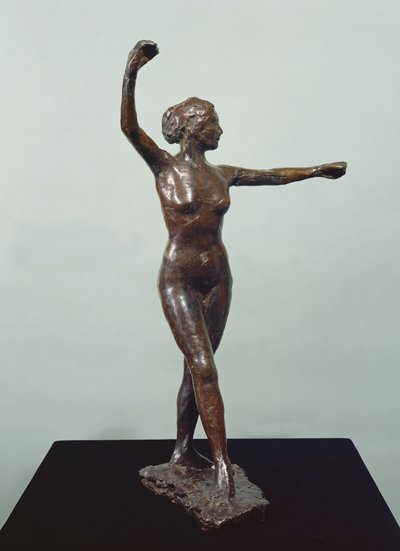 Dansa Hazırlık Sağ Ayak Önde (bronz) by Edgar Degas