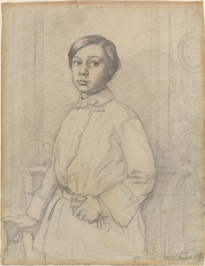 Rene de Gas [rekto], 1855. by Edgar Degas