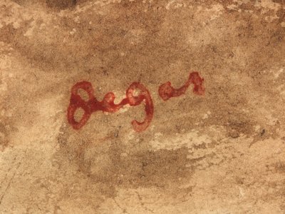 Bagnoles-De-L"Orne'deki kayalar by Edgar Degas