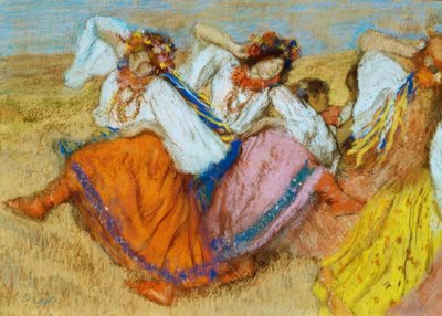 Rus dansçılar by Edgar Degas
