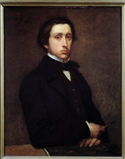 Portre Resminde Otoportre veya Degas, Edgar Degas (1834-1917) 1855 Sun. 0,81x0,64 m Paris, Musée d