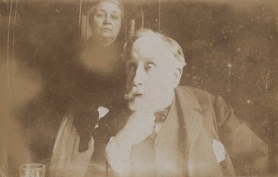 [Zoé Closier ile Otoportre], muhtemelen 1895. by Edgar Degas