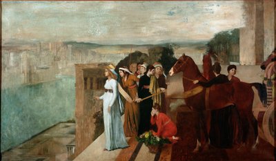 Semiramis Binası Babylon (tuval üzerine yağlı boya by Edgar Degas