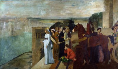 Semiramis Binası Babil, 1861 by Edgar Degas