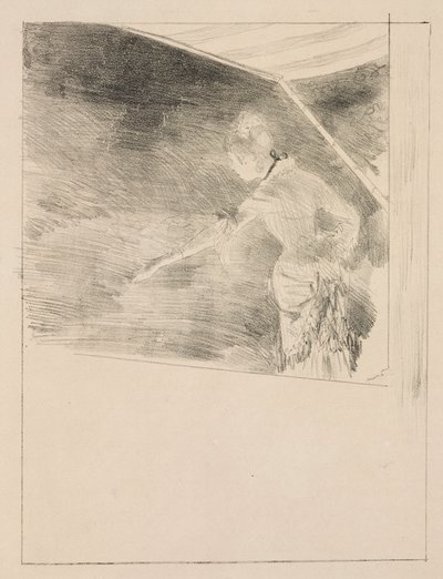 Kafe Konserinde Şarkıcı by Edgar Degas