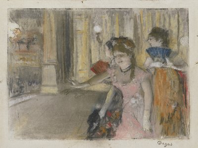 Sahnedeki Şarkıcılar, 1877-79 by Edgar Degas