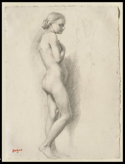 Çıplak Ayakta, c.1860-65 by Edgar Degas