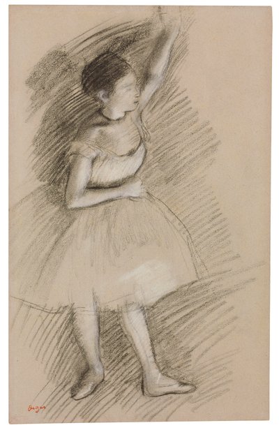 Bir Dansçının Çalışması by Edgar Degas