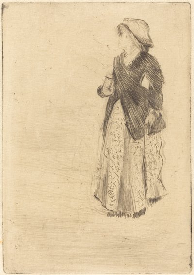 Aktris Ellen Andrée, 1879. by Edgar Degas