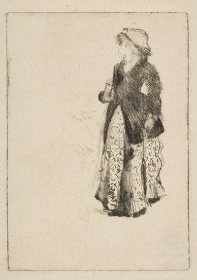 Aktris Ellen Andrée, 1879. by Edgar Degas