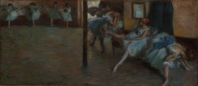 bale provası by Edgar Degas