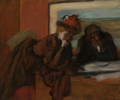 Konuşma by Edgar Degas