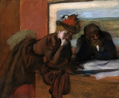 Konuşma by Edgar Degas