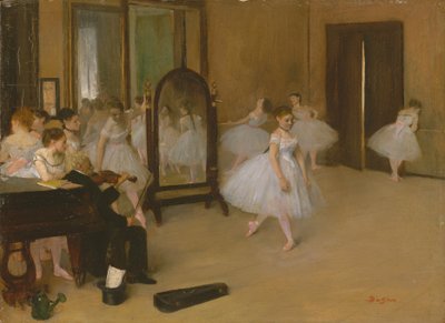 Dans Sınıfı, 1871 dolayları (tuval üzerine yağlı boya) by Edgar Degas