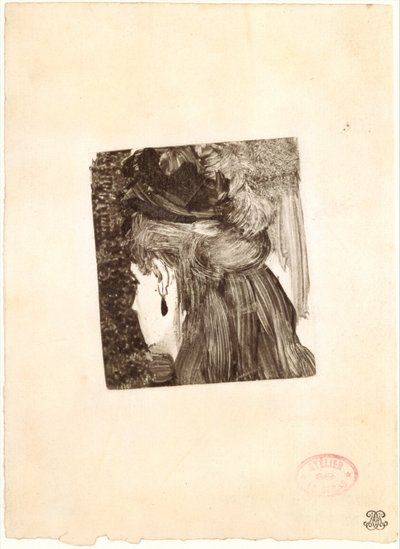 Jet Küpe, 1876-77. by Edgar Degas