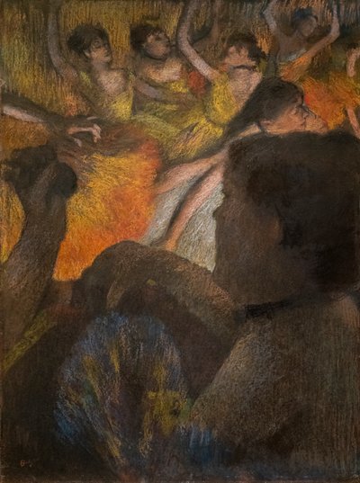 Loca. 1885. Kağıt üzerine pastel. by Edgar Degas
