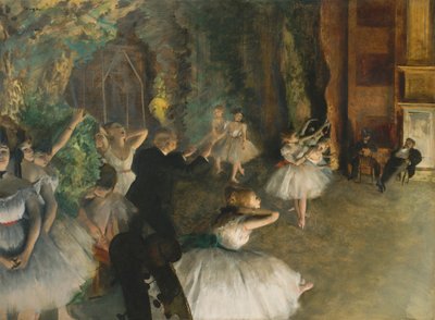 Bale Sahne Provası, yak. 1874. by Edgar Degas